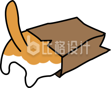 藏进袋子里的小动物