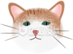 卡通橘猫