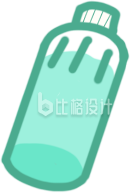 卡通水瓶