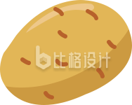 手绘土豆
