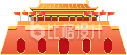天安门手绘