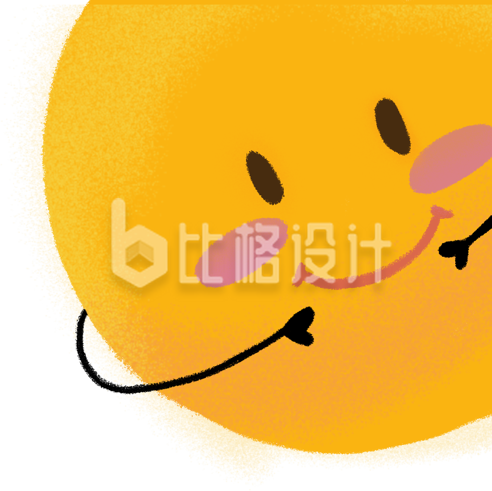 可爱卡通月亮插画