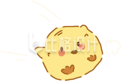 小鸡可爱插画