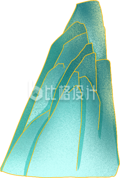 山插画手绘