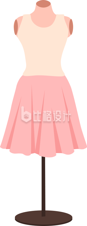 衣服的挂件插画