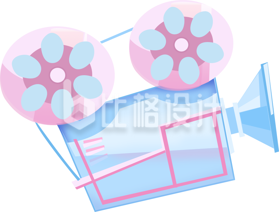 手绘电影播放机