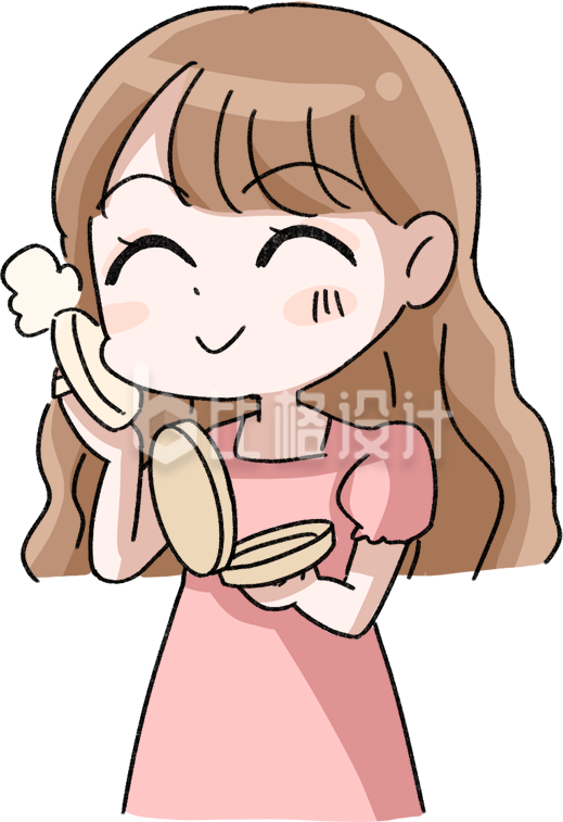 可爱微笑的小女生
