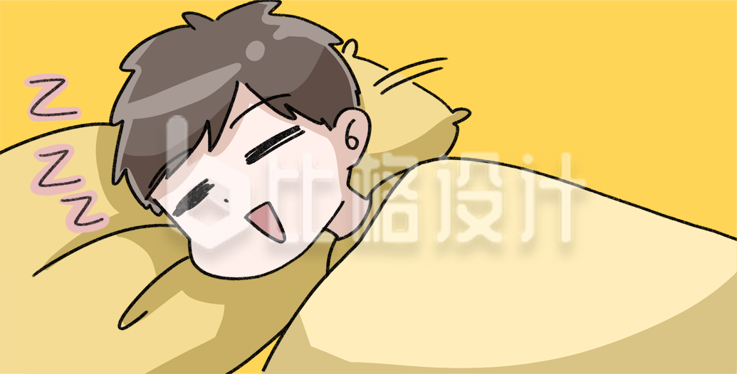 睡觉的男孩子