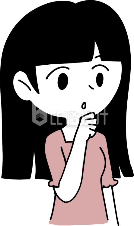 疑惑不解小姑娘