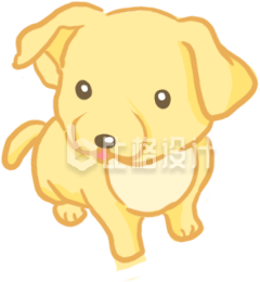 手绘小狗