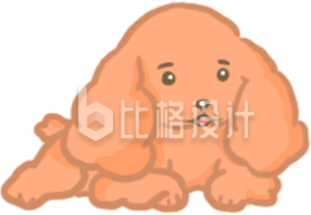 手绘小狗
