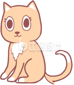 可爱的小狗插画