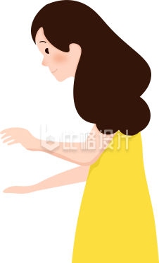 漂亮的老师插画