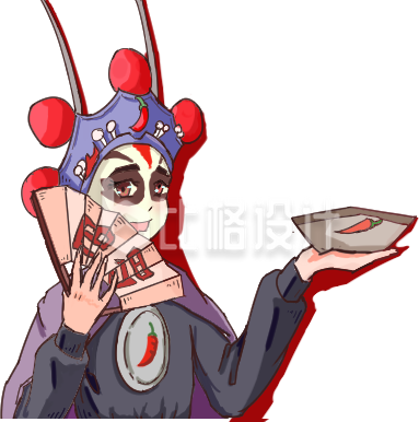 国潮戏剧插画