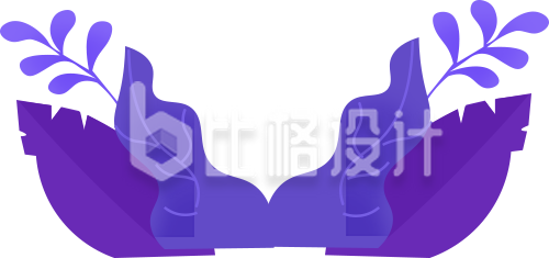 小草叶子插画