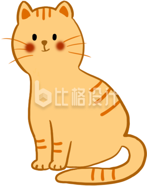 可爱的大橘猫