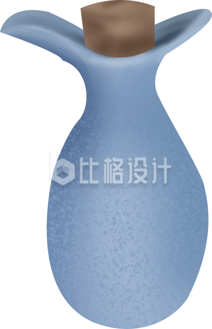 独特蓝色花瓶，装点家居的精致装饰好物