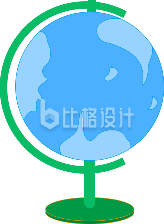 蓝色地球仪教具，助力教学场景知识传播