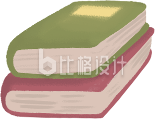 两本堆叠书本 开启知识之旅的文具用品 两本堆叠书本 开启知识之旅的文具用品