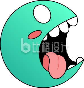 可爱的趣味表情卡通形象，萌趣十足