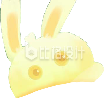 可爱兔子形象设计图 适合多种宣传物料