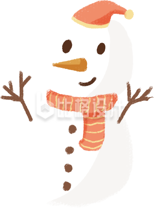 可爱雪人形象，圣诞氛围装饰素材来袭
