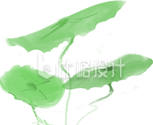 清新水墨风荷叶图 尽显自然之美 清新水墨风荷叶图 尽显自然之美