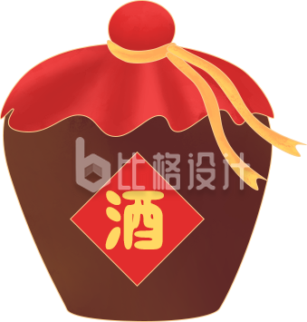 传统酒坛形象的酒水饮品宣传物料 传统酒坛形象的酒水饮品宣传物料