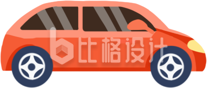 汽车插画手绘