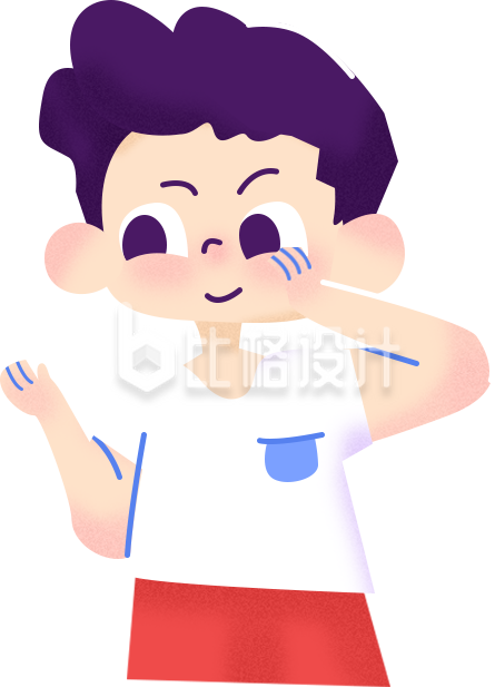 可爱的小男生