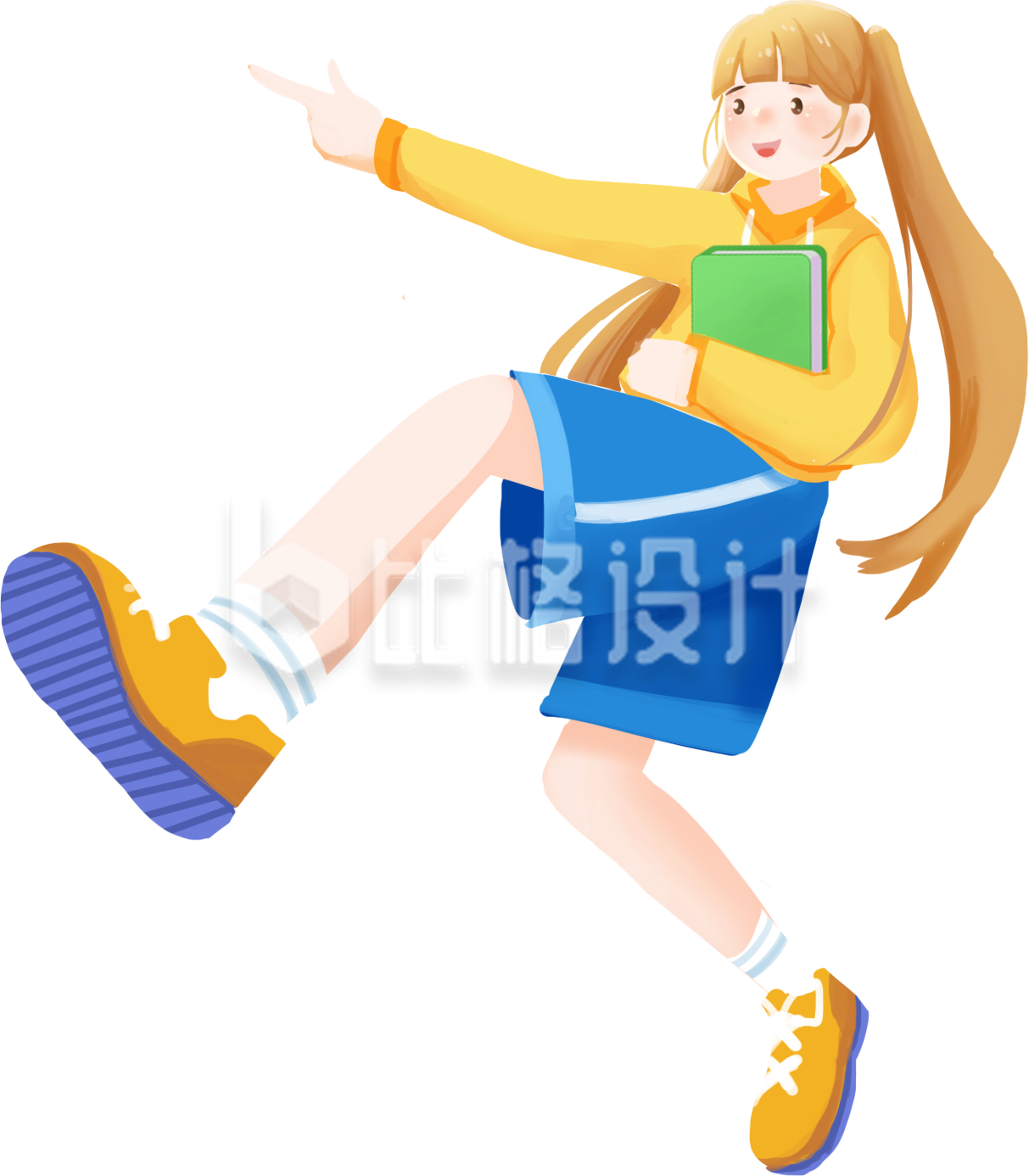 可爱的小姐姐手绘