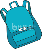 书包插画手绘