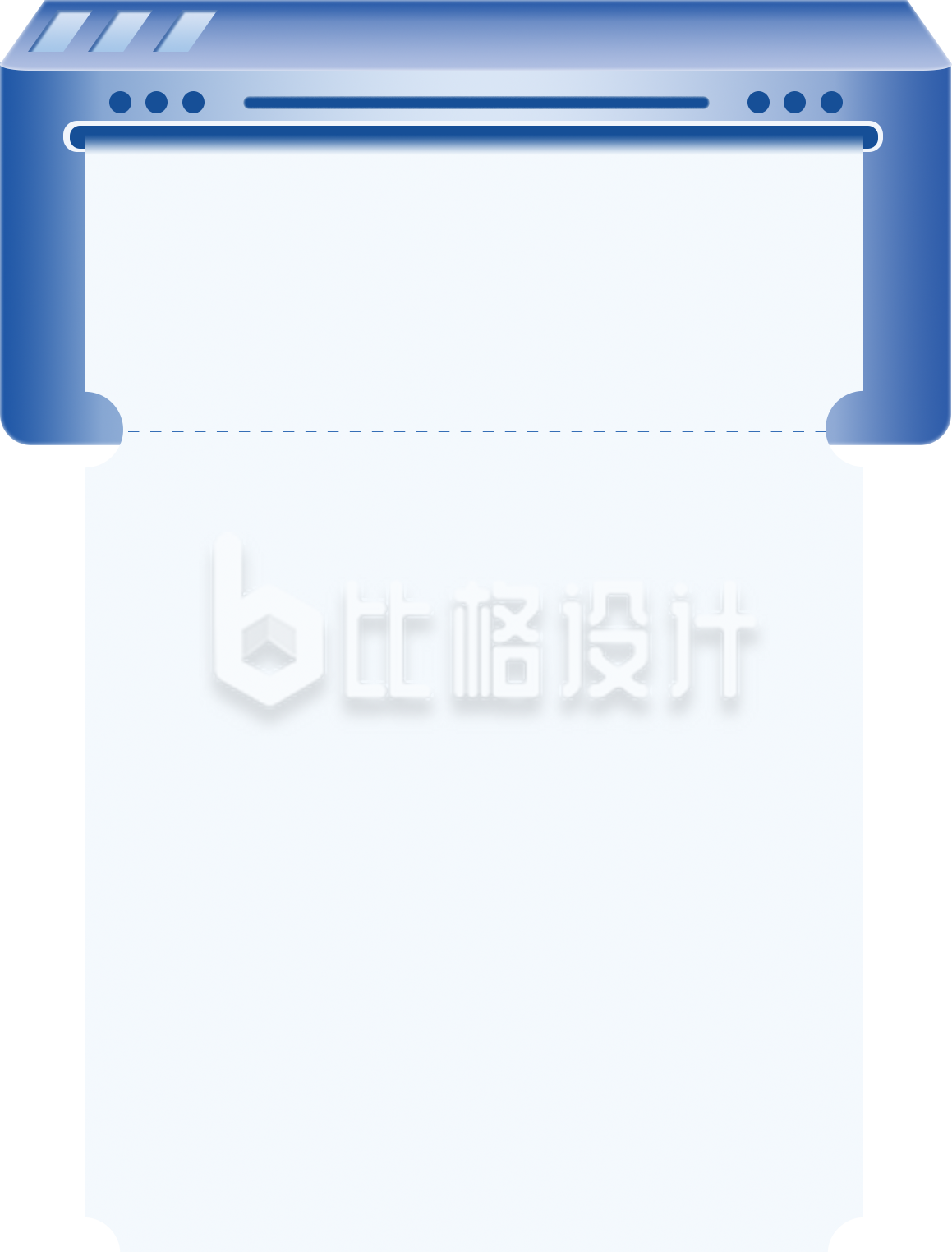 商务打印机插画