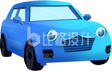 汽车插画手绘