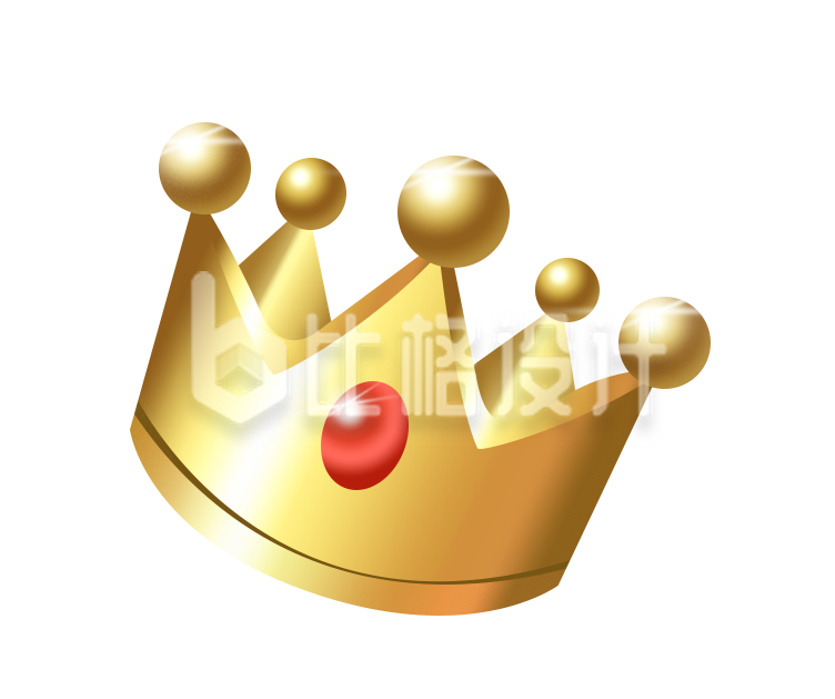 皇冠插画手绘