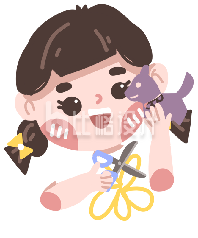 可爱的小姑娘