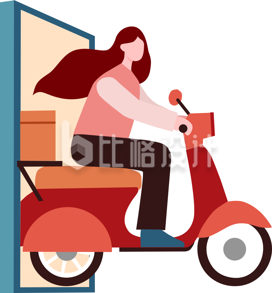 骑车的小姐姐