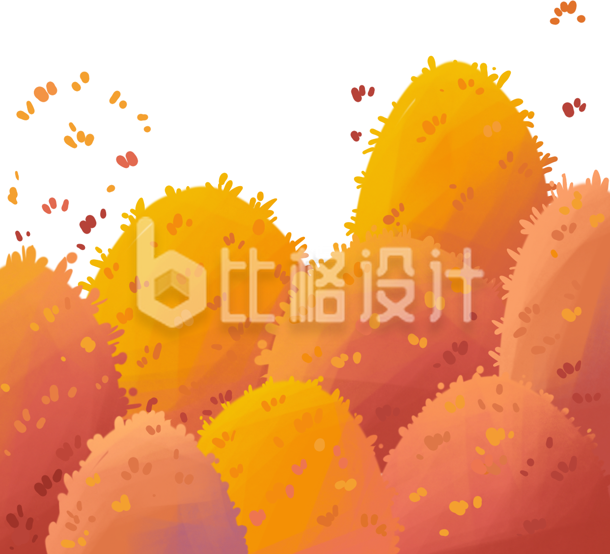 草丛插画