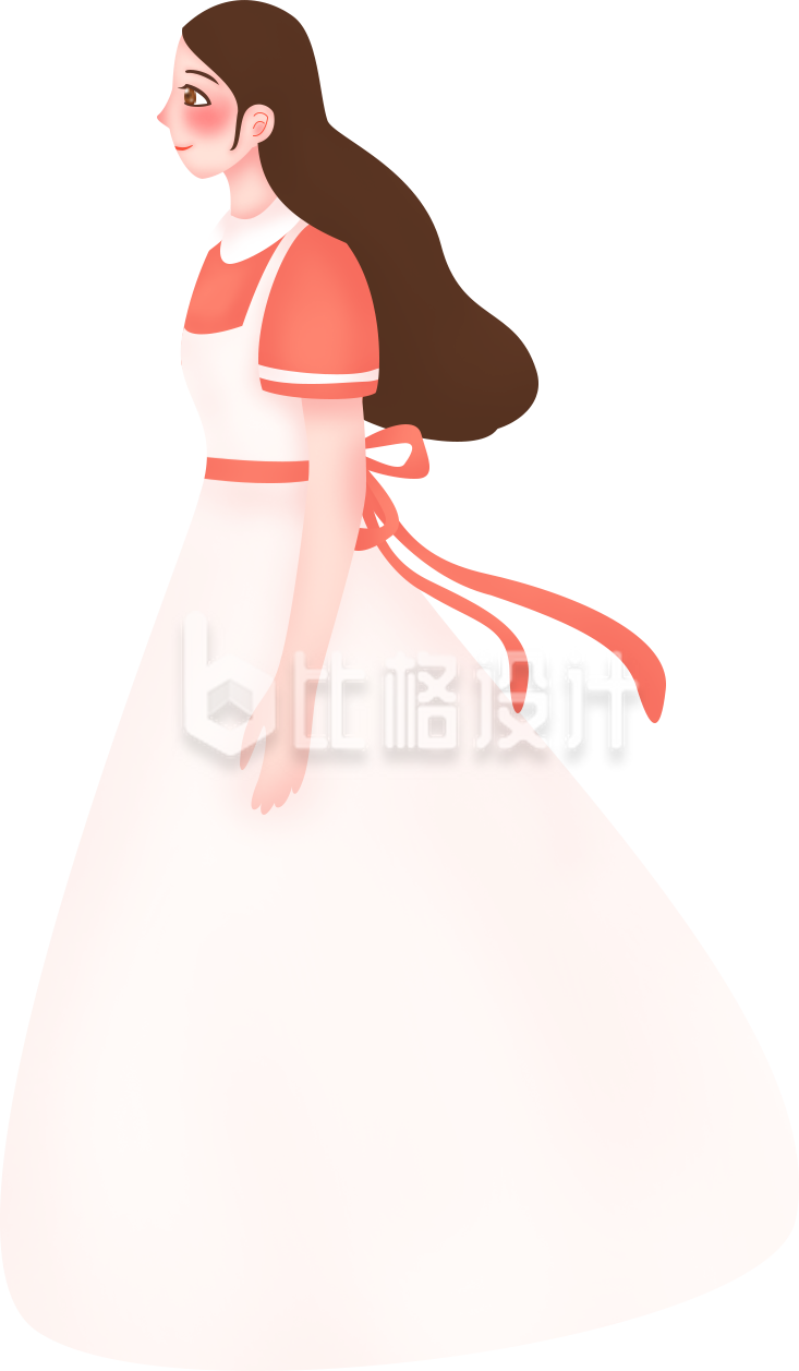 小女生插画