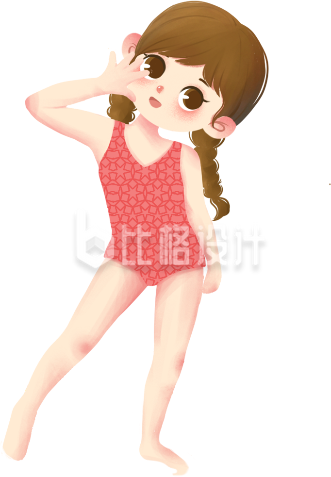 可爱的小姑娘