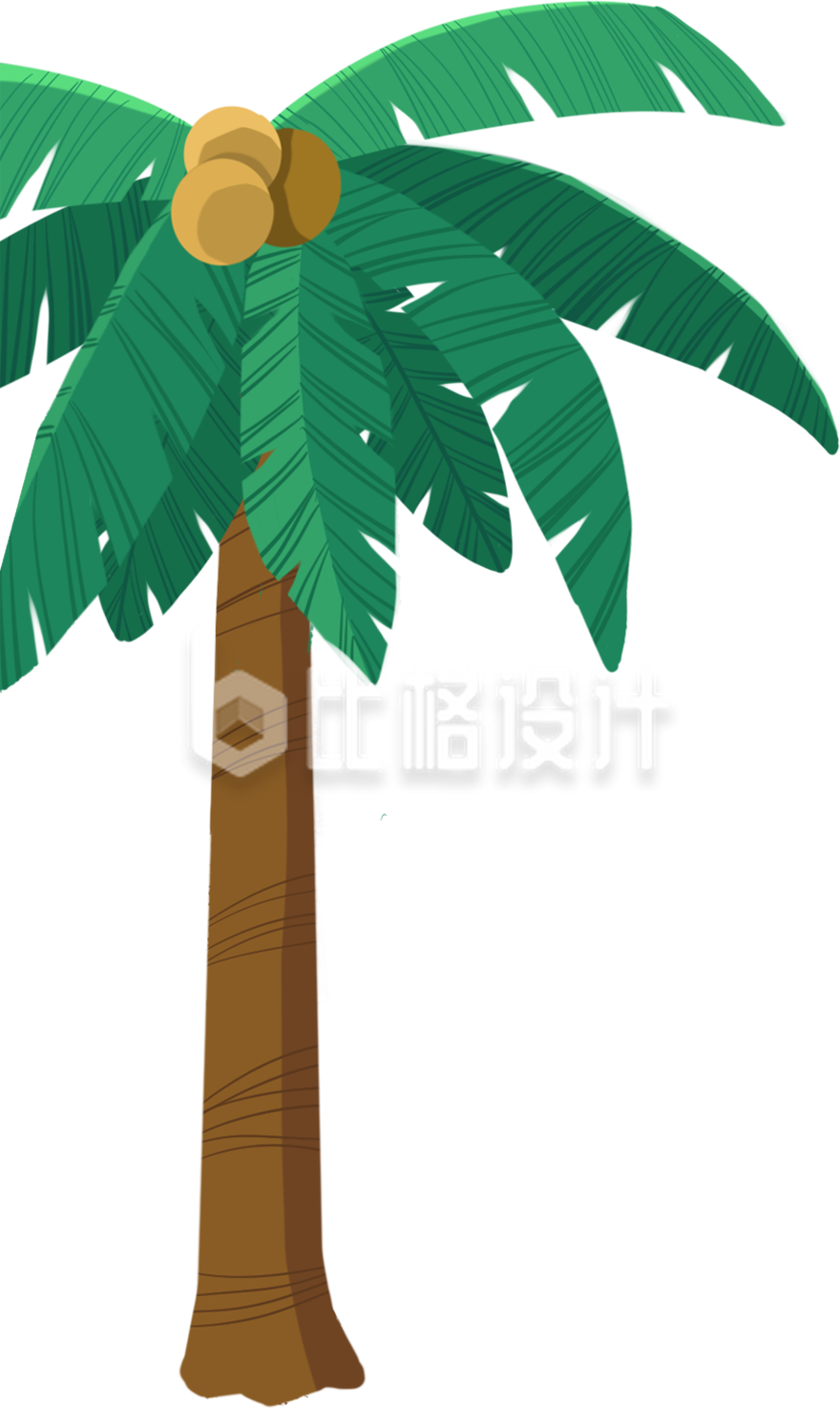 椰子树插画