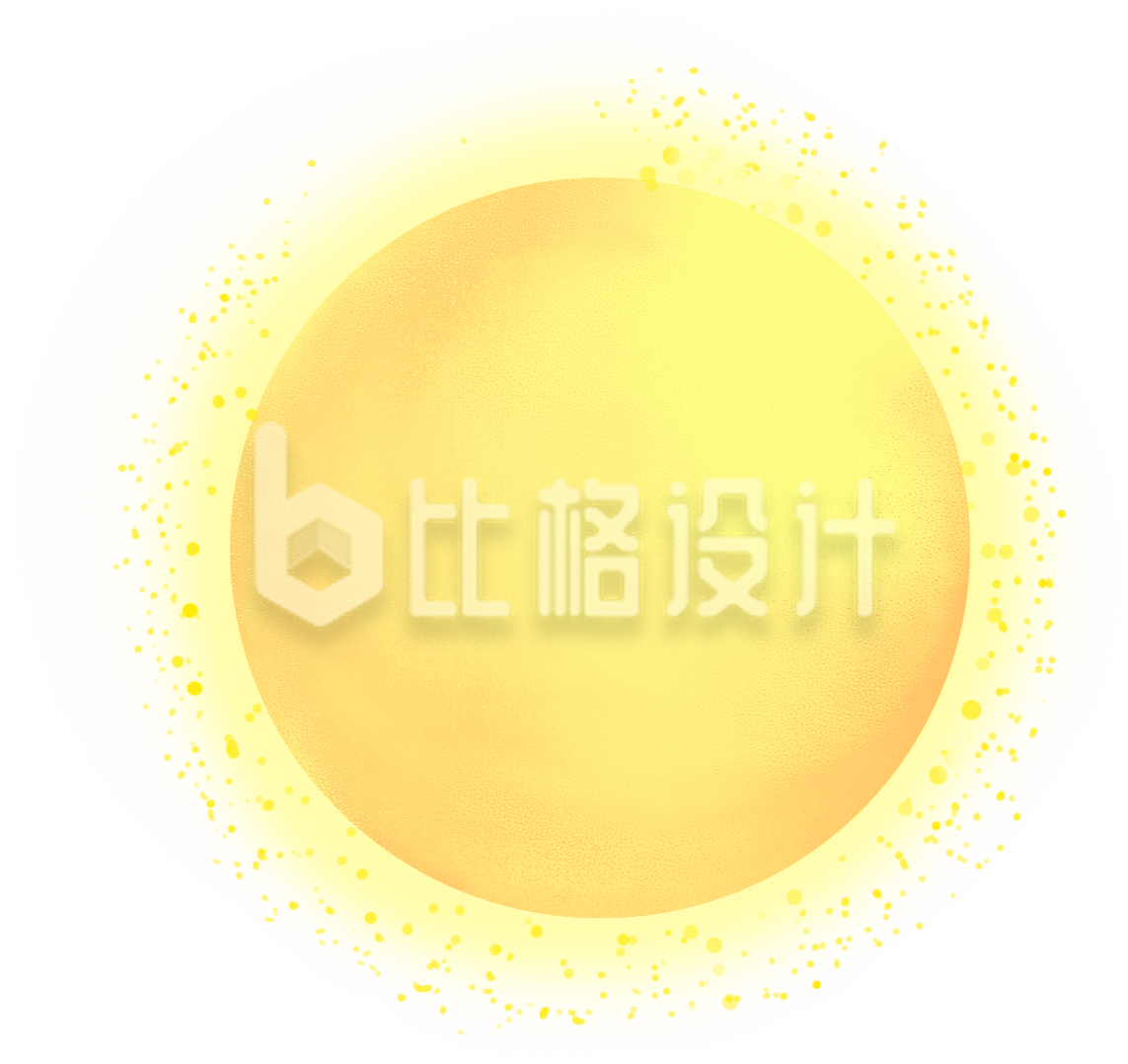 手绘中秋月亮插画