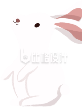 手绘小兔子