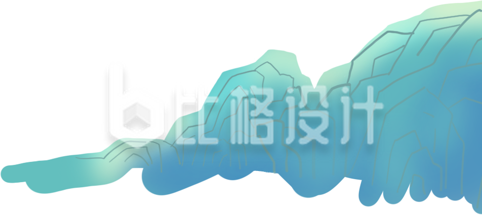 手绘假山