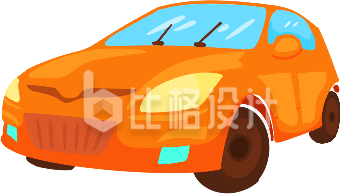 汽车手绘插画