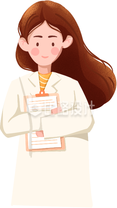 女医生手绘插画