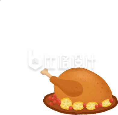 美食插画手绘