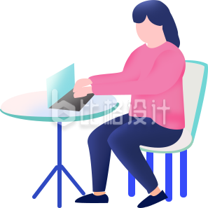 办公的小姐姐