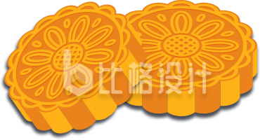 手绘月饼