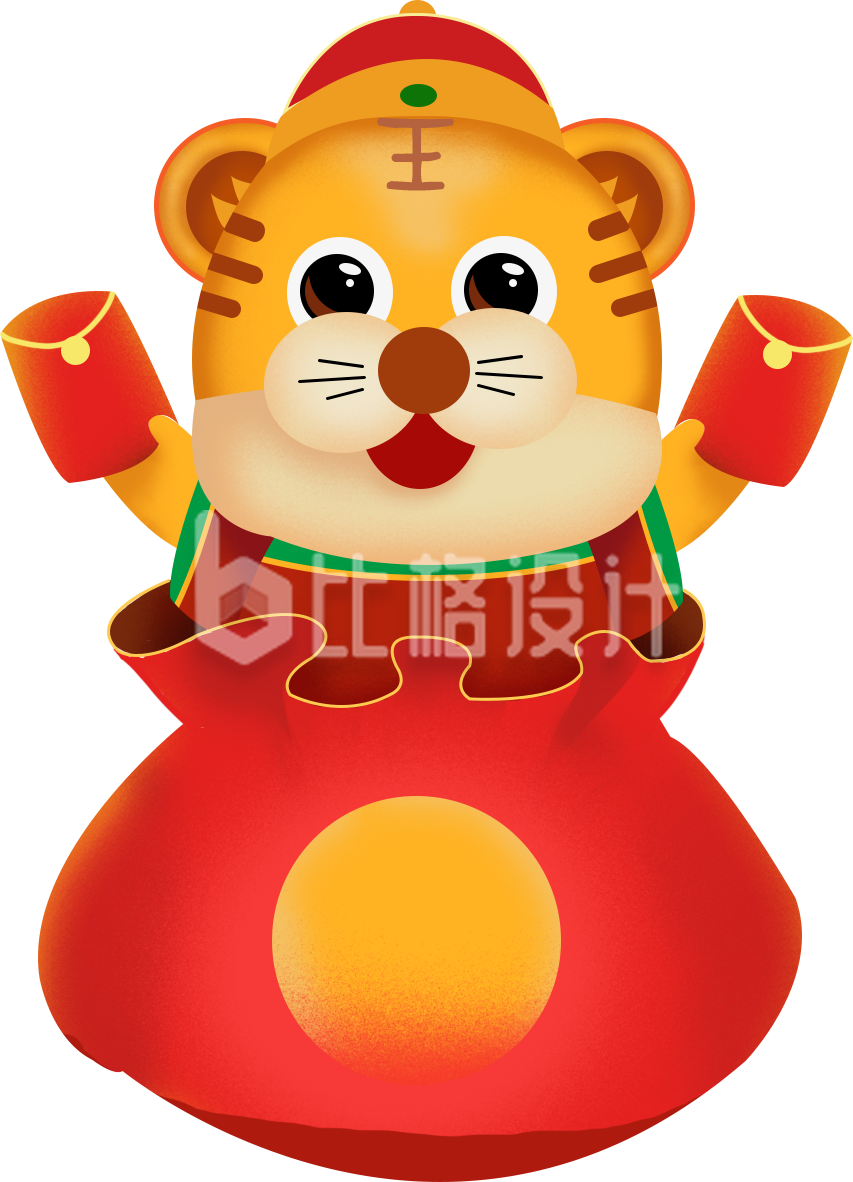 一只可爱的小猫插画手绘